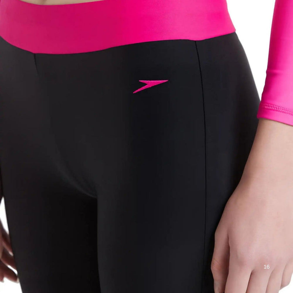 Speedo AF Women’s Endurance 10 Solid Contrast Swim Legging – Chlorine Resistant Quick Dry Swimwear Tights for Training & Water Sports - Best Price online Prokicksports.com