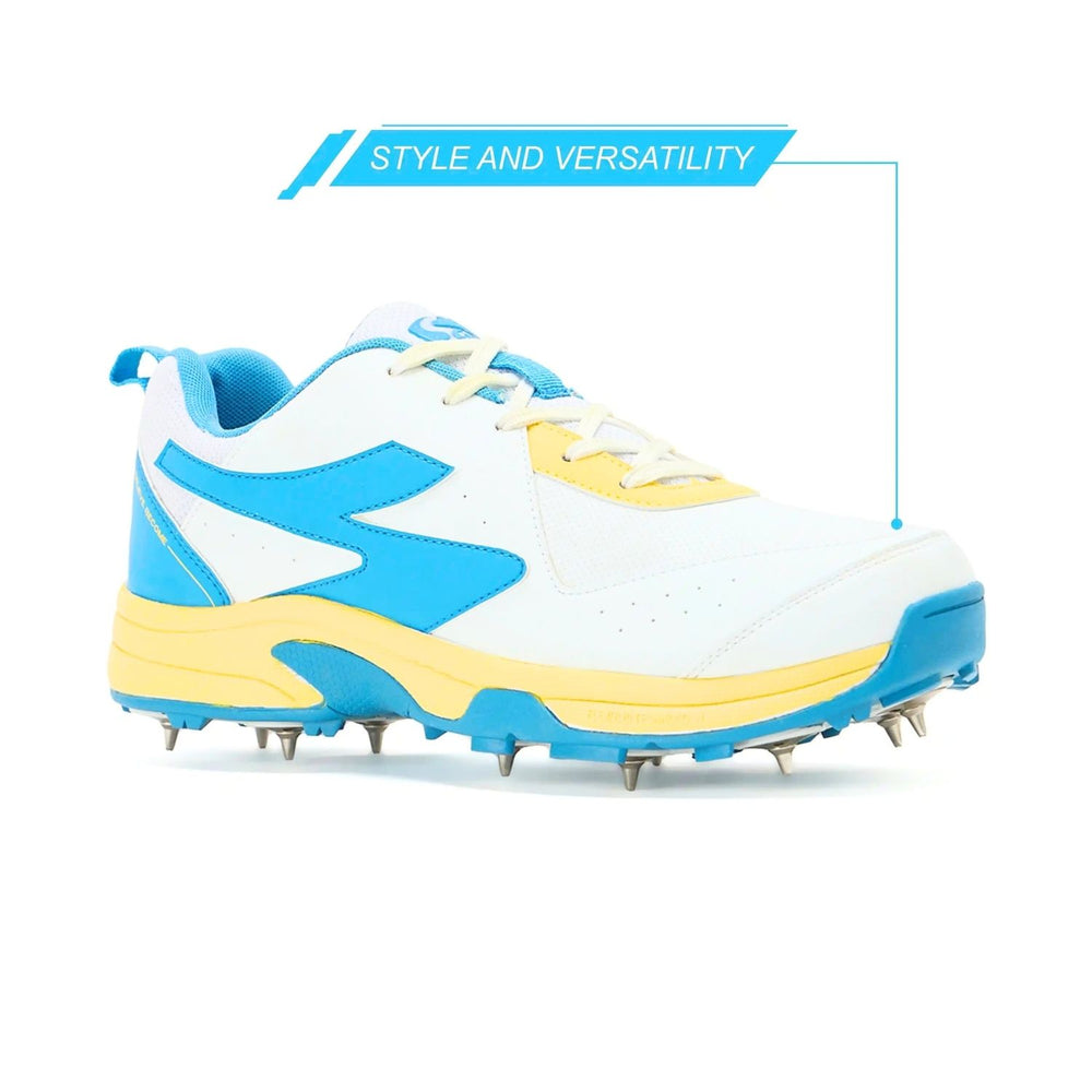 SG Savage Max Metal Spikes Cricket Shoes , Professional Cricket Footwear with Metal Spikes for Superior Turf Grip - Best Price online Prokicksports.com