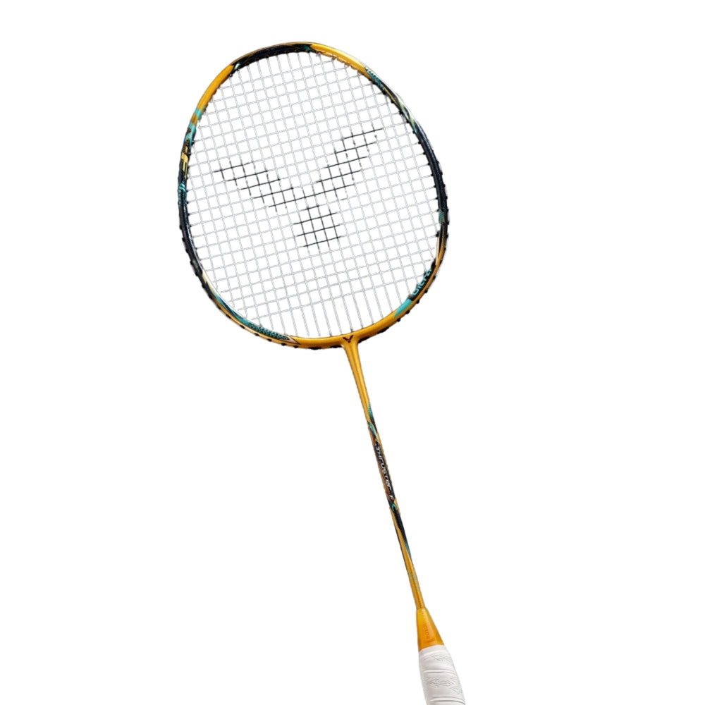 Victor FC Ultra-X Badminton Racquet Unstrung 5U G6 | Ultra Lightweight Speed Frame for Fast Control Play | Fortune Gold - Best Price online Prokicksports.com