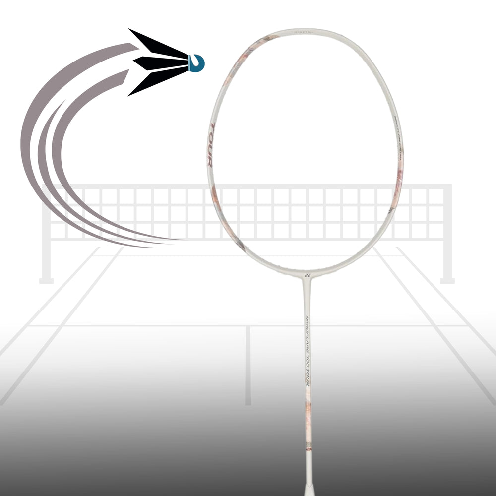 Yonex Nanoflare 700 Tour Badminton Racquet | 4U5 Ultra-Light Frame | High Tension | Aerodynamic Design | Unstrung | Advanced Speed & Control - Best Price online Prokicksports.com