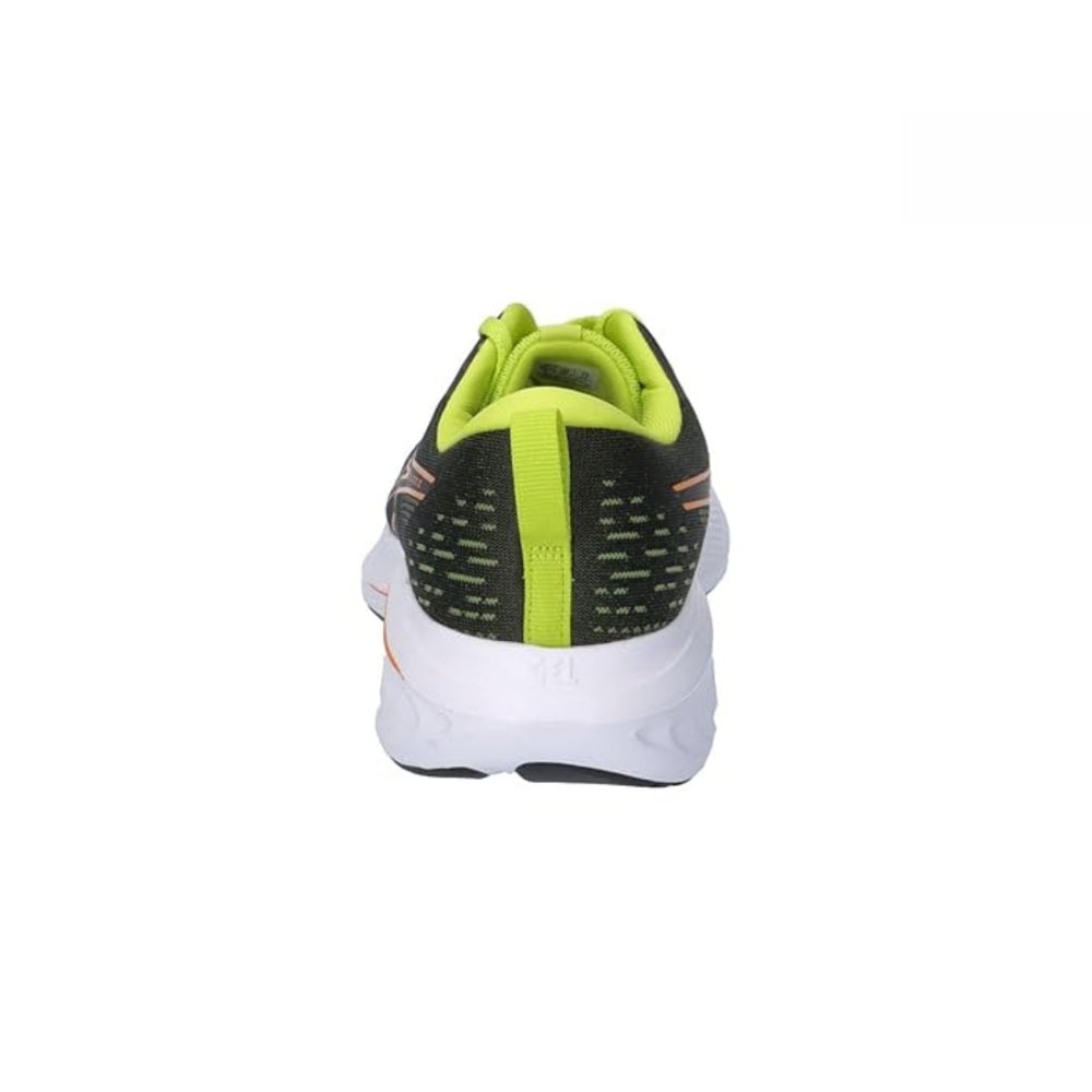 ASICS GEL-EXCITE 10 Running Shoes for Men | Shock Absorption | Rearfoot GEL Cushioning | Breathable Mesh | Black/Bright Orange - Best Price online Prokicksports.com