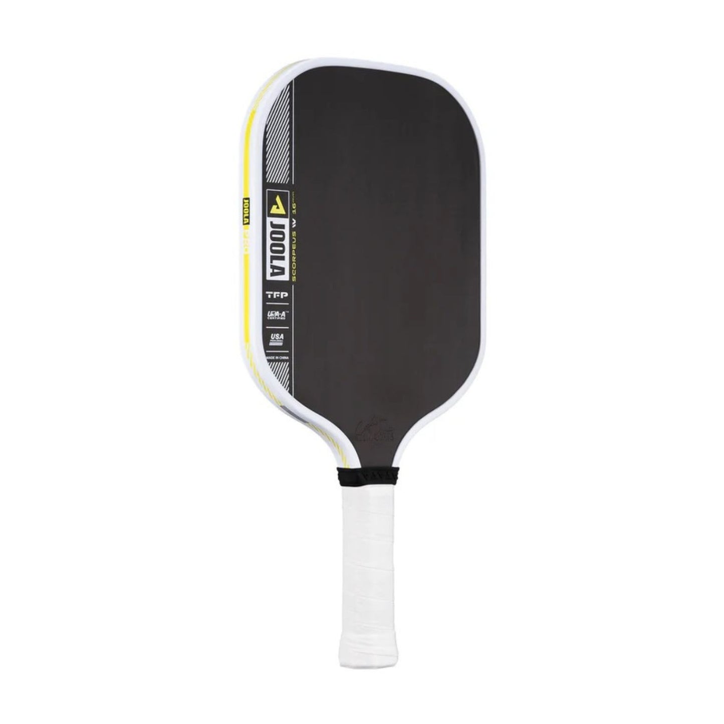 Joola Scorpeus Pro IV Pickleball Paddle – 16mm | Power & Control Paddle for Advanced Players | Carbon Fiber Face | Polymer Core | USAPA Approved (Black/White/Lime Yellow) - Best Price online Prokicksports.com