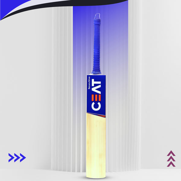 CEAT Secura Drive English Willow Cricket Bat, Short Handle | Grade 4 Willow with Thick Edges & Classic Control