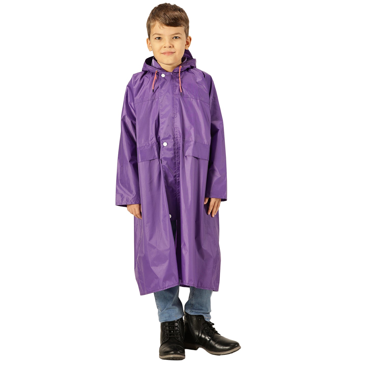 Prokick Kids Waterproof Rain Jacket, Assorted Color (Raincoat With Hood for Unisex Kids) - Best Price online Prokicksports.com