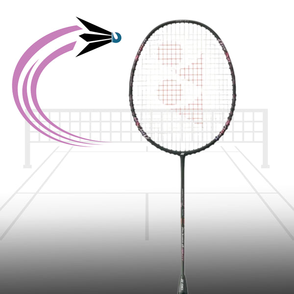 Yonex Arcsaber 2 Ability Strung Badminton Racquet Black/Pink (4U4) | Balanced Control Racquet