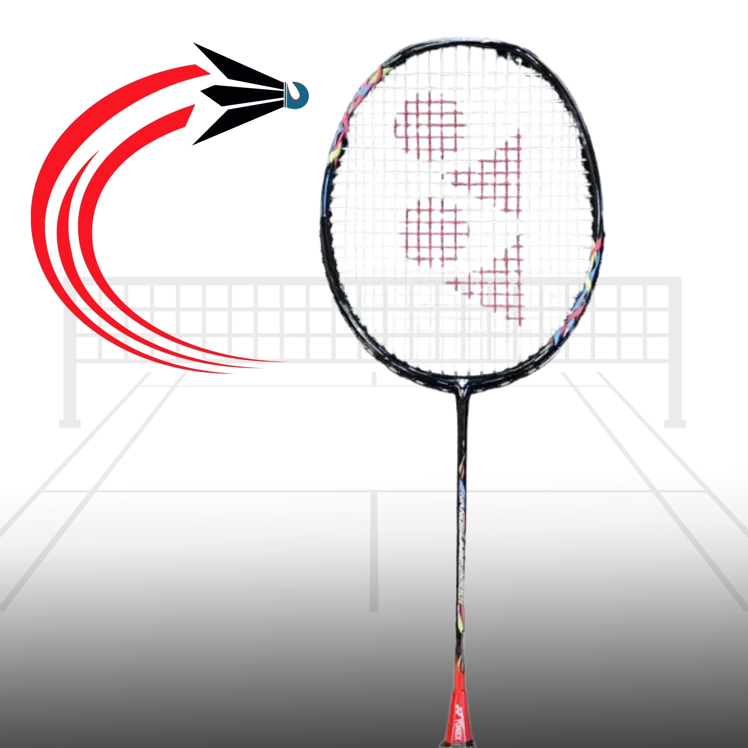 Yonex Nanoflare 8000i Strung Badminton Racquet - G4 | Head-Light