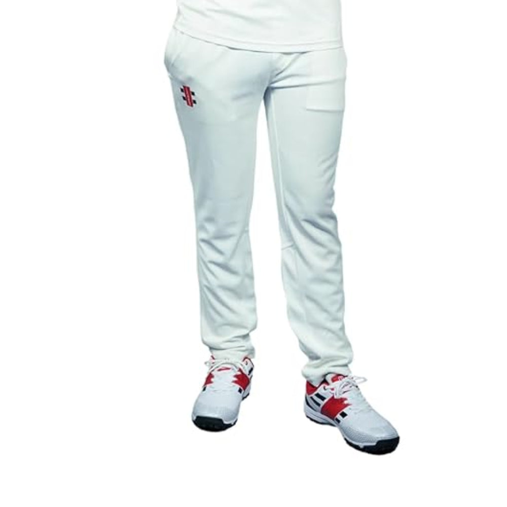 Gray Nicolls GN 10 Pro Performance Cricket Pants – Professional Match Trousers with Breathable Moisture-Wicking Fabric, Stretch Fit & Durable Construction, Off-White - Best Price online Prokicksports.com