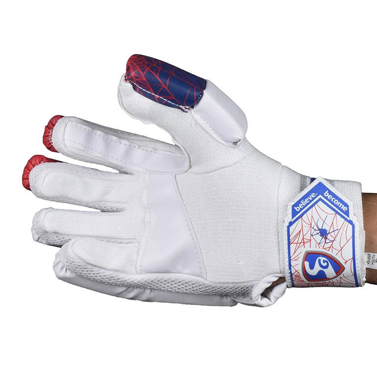 SG RP Ecolite LH Batting Gloves - Junior (Left Hand) | Superior Protection & Grip for Young Cricketers - Best Price online Prokicksports.com
