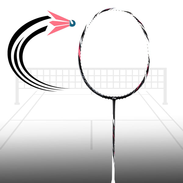 Li-Ning Bladex Assassin Unstrung Badminton Racquet | Aerodynamic Frame with Sharp Swing Speed, High Tension Support & Offensive Performance