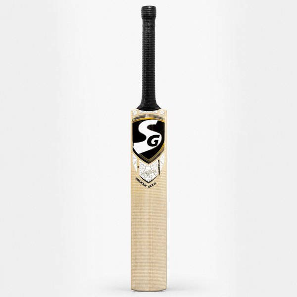 SG Prokick Gold Kashmir Willow Cricket Bat | Power-Packed Full Blade, Traditional Profile, Tennis Ball & Light Leather Ball, Practice Ready