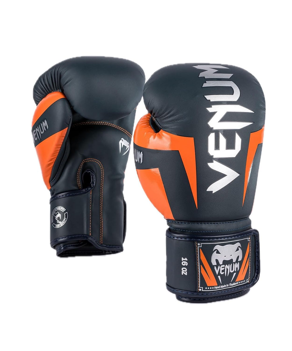 Venum Elite Boxing Gloves | Premium Synthetic Leather | Triple-Density Foam | Anatomical Grip | Hook & Loop Closure | Training/Sparring (10oz-18oz)
