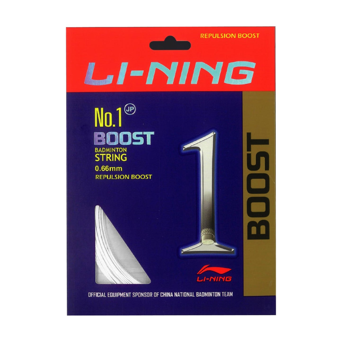 Li-Ning No 1 Boost Professional Badminton String – Assorted Colors (Pack of 50) | Premium Power & Durability for Competitive Play - Best Price online Prokicksports.com