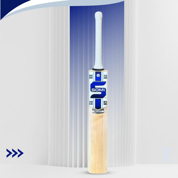 Somi Select English Willow Cricket Bat – SH | Selected Grade Willow with Thick Edges, Mid Sweet Spot & Sarawak Cane Handle for All-Round Performance