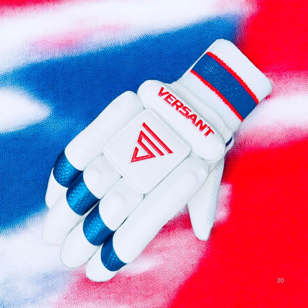 Versant Pro DG Left Hand Batting Gloves – Adult (High-Density Foam Protection with Premium Leather Grip) - Best Price online Prokicksports.com