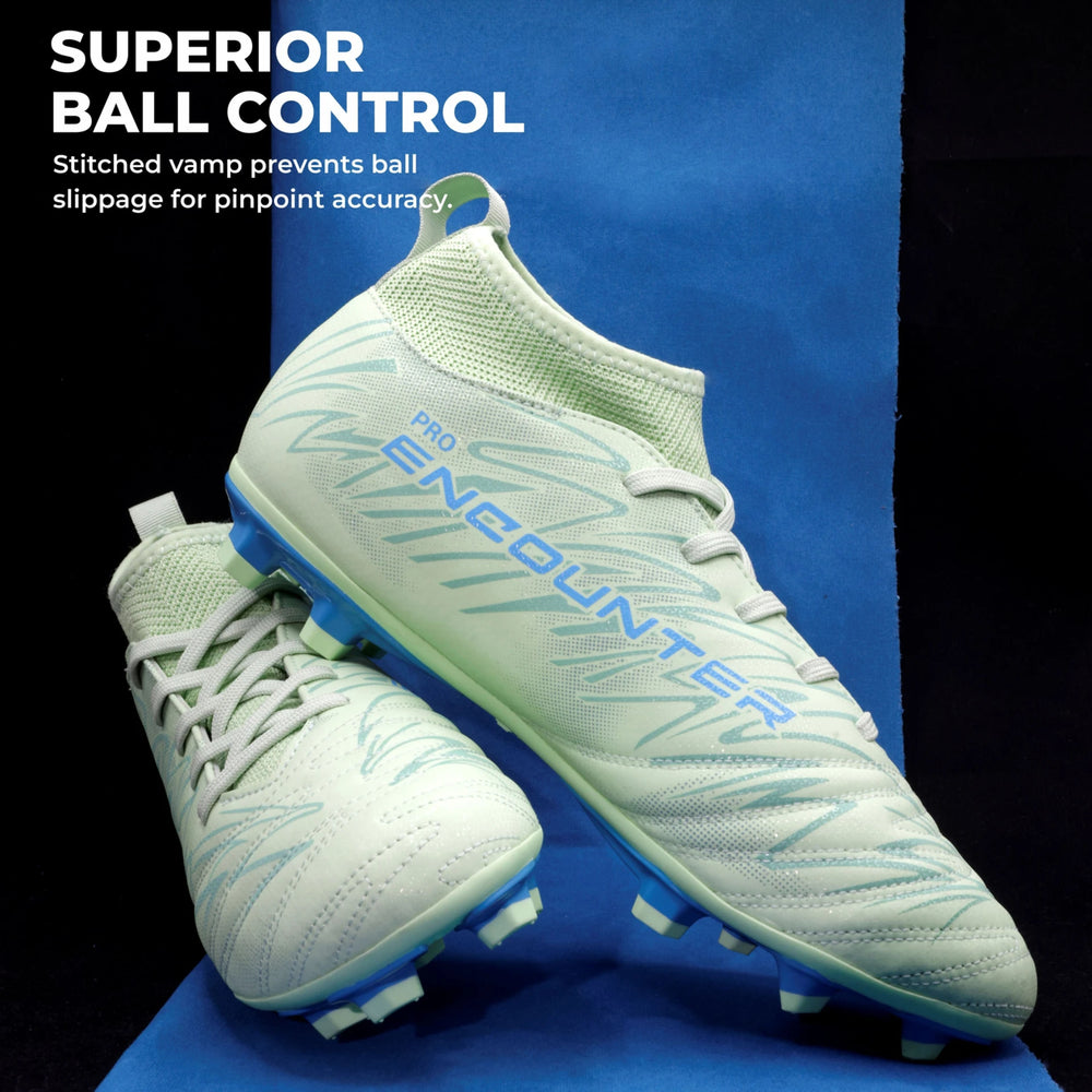 NIVIA Encounter Pro 11 Football Shoes | Lightweight TPU Football Studs with Dynamic Ankle Collar & Precision Ball Control - Best Price online Prokicksports.com