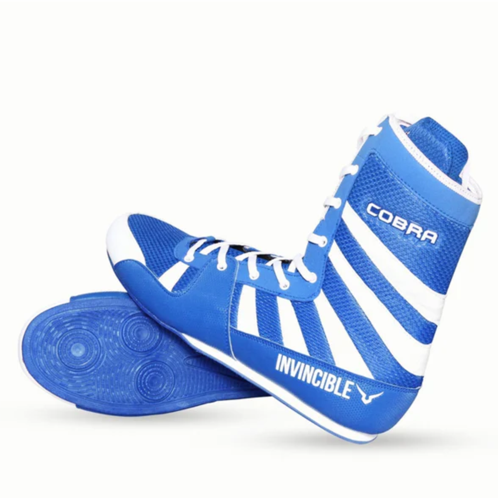 Invincible Cobra Boxing Shoes | Lightweight High-Top Design | Superior Grip & Ankle Support | Professional Boxing Footwear - Best Price online Prokicksports.com