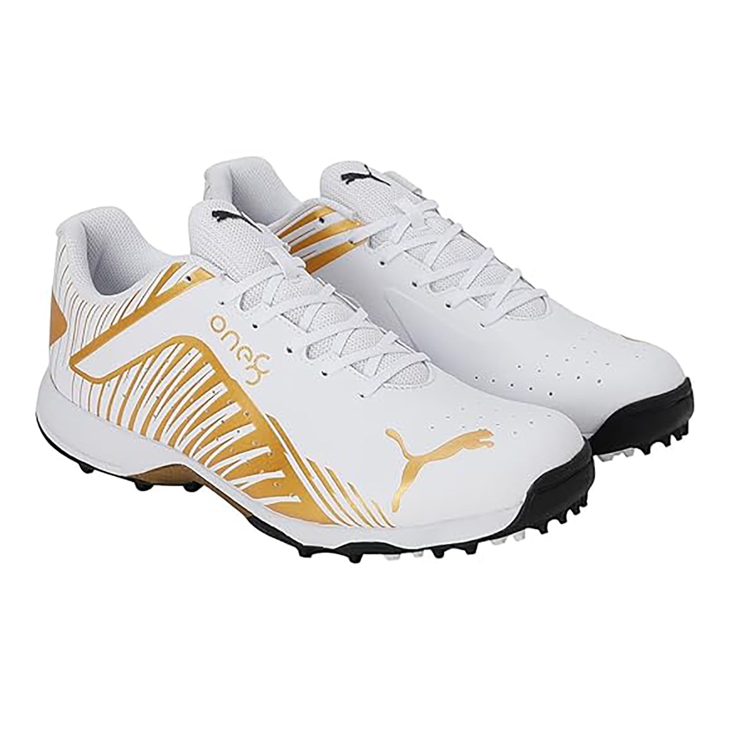 PUMA 22 FH Rubber VK Cricket Shoes for Men – Lightweight Cricket Footwear with Rubber Sole for Grip and Match Comfort - Best Price online Prokicksports.com