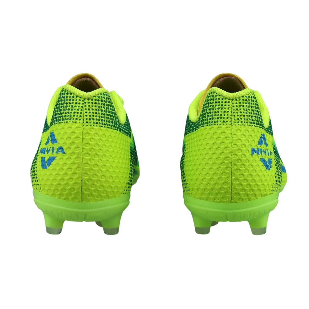 NIVIA Dagger Football Shoes – TPU Fusion Zero-Stitch Upper, Mesh Layered, EVA Sockliner, High-Traction TPU Outsole | Precision Grip, Lightweight Speed, Control for Hard Ground - Best Price online Prokicksports.com