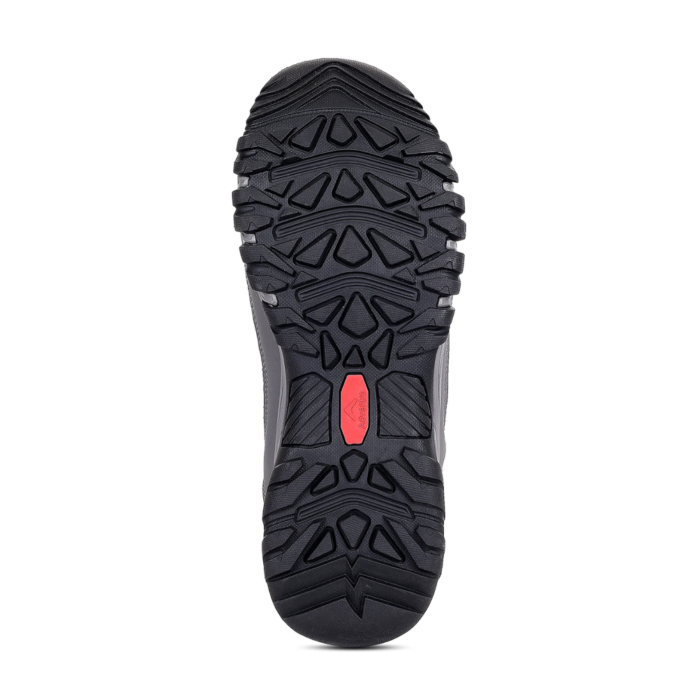Waterproof Mid Ankle Hiking Shoes with Suede Upper (ET1113) | Synthetic Suede, EVA Cushioned Midsole, Deep-Lug Anti-Skid Outsole, Reflective Tape, All Season