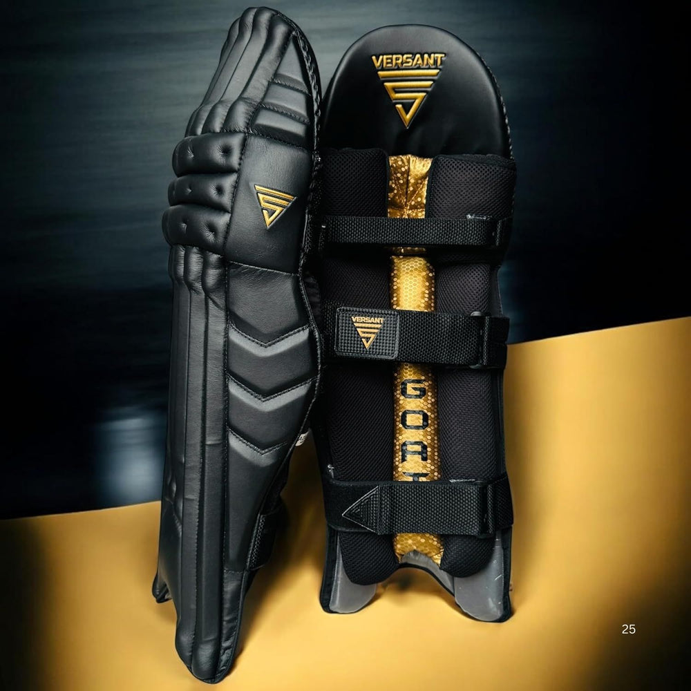 Versant GOAT Right Hand Batting Legguards – Adult (7-Grade Cane VRS Fibre Protection with ShockTEC Foam) - Best Price online Prokicksports.com