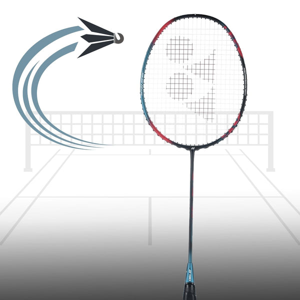 Yonex Astrox 7 DG Strung Badminton Racquet – Black/Blue | 4U5, Medium Flex, Head Heavy, HM Graphite Frame with Tungsten, Nanomesh Neo Shaft | Advanced Power and Control