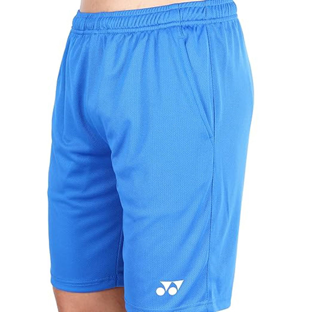 Yonex 2641B Easy3 Men’s Shorts – Tru‑Dry Quick‑Dry Polyester, Lightweight Breathable Mesh with Elastic Waistband, Drawcord, Dual Pockets for Racquet Sports - Best Price online Prokicksports.com