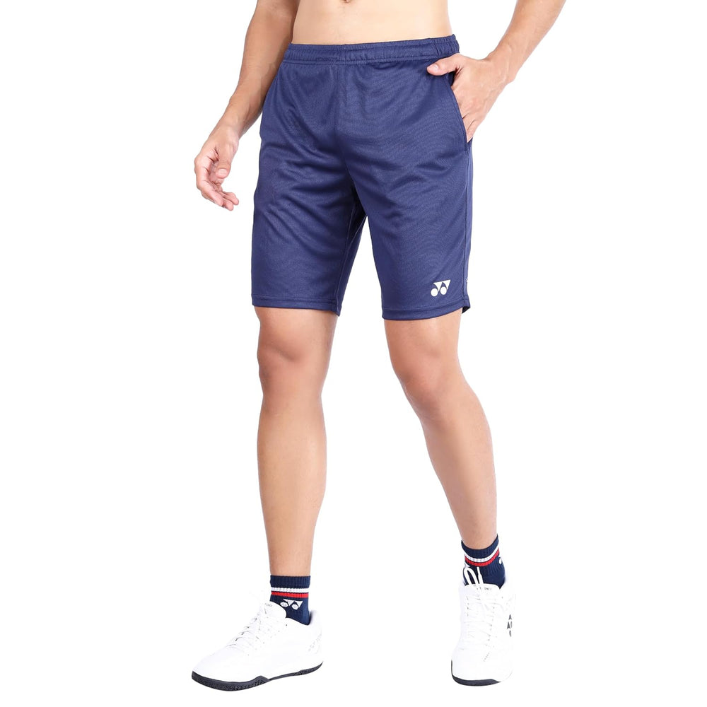 Yonex 2645 Easy3 Men’s Sports Shorts – Tru‑Dry Breathable Polyester with Elastic Waistband, Drawcord, Side Pockets & Lightweight Court Performance - Best Price online Prokicksports.com