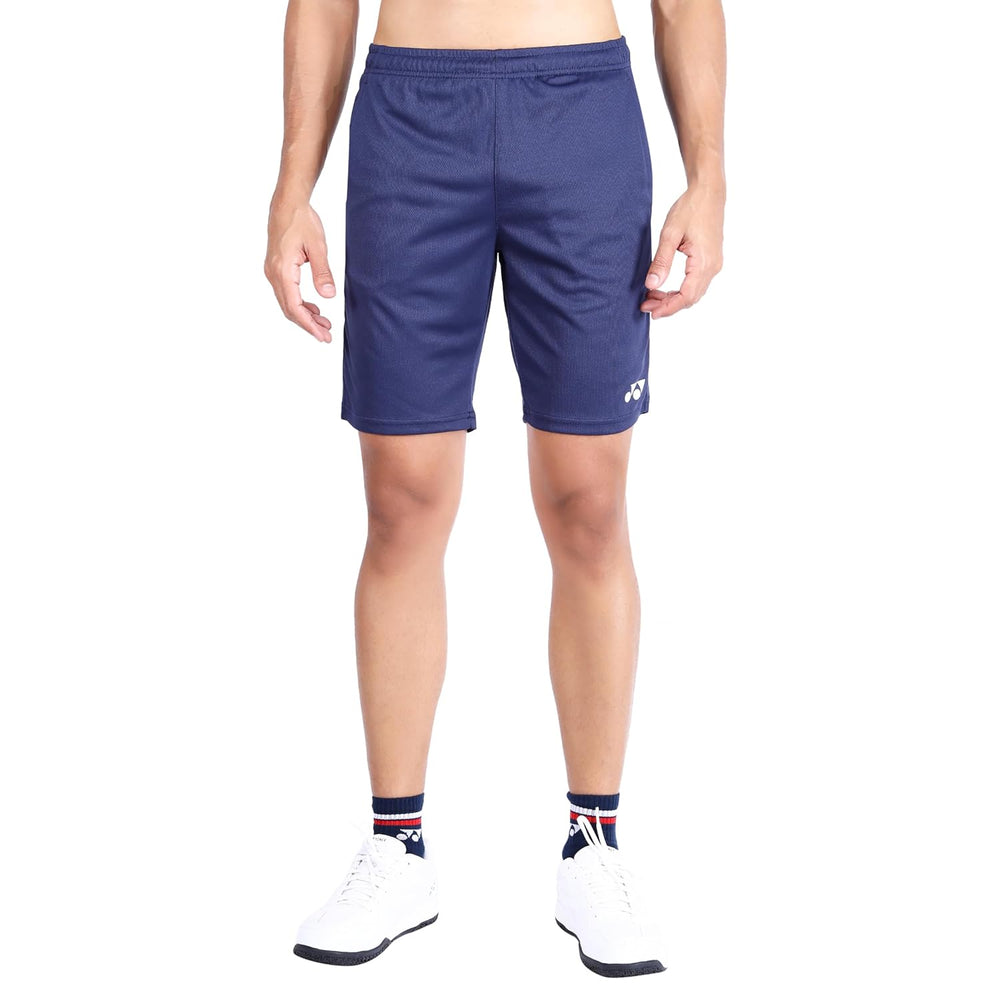 Yonex 2645 Easy3 Men’s Sports Shorts – Tru‑Dry Breathable Polyester with Elastic Waistband, Drawcord, Side Pockets & Lightweight Court Performance - Best Price online Prokicksports.com