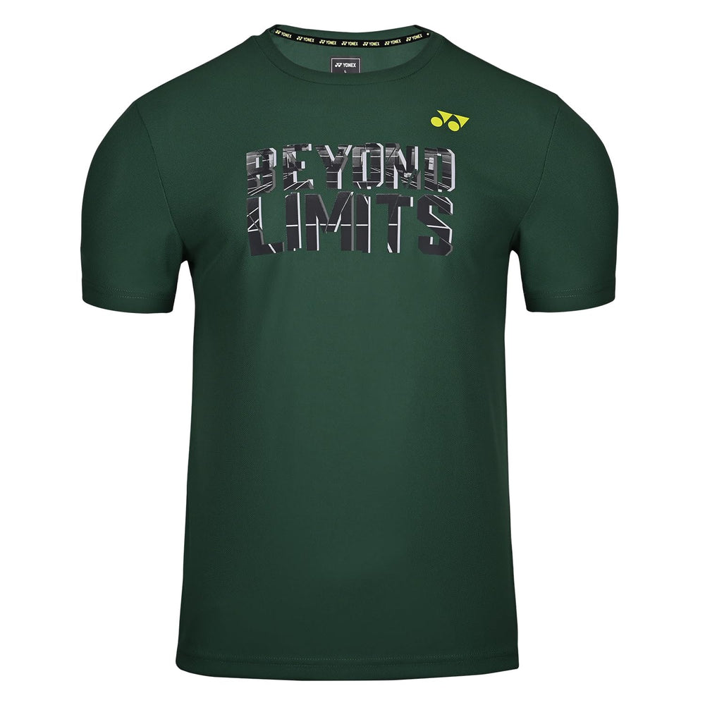 Yonex RM S092‑2673‑CC7‑23 Men’s Round Neck T‑Shirt – 100 % Polyester Honey‑Comb Mesh 140 GSM, Tru‑Breeze Quick‑Dry Fabric for Court & Training - Best Price online Prokicksports.com