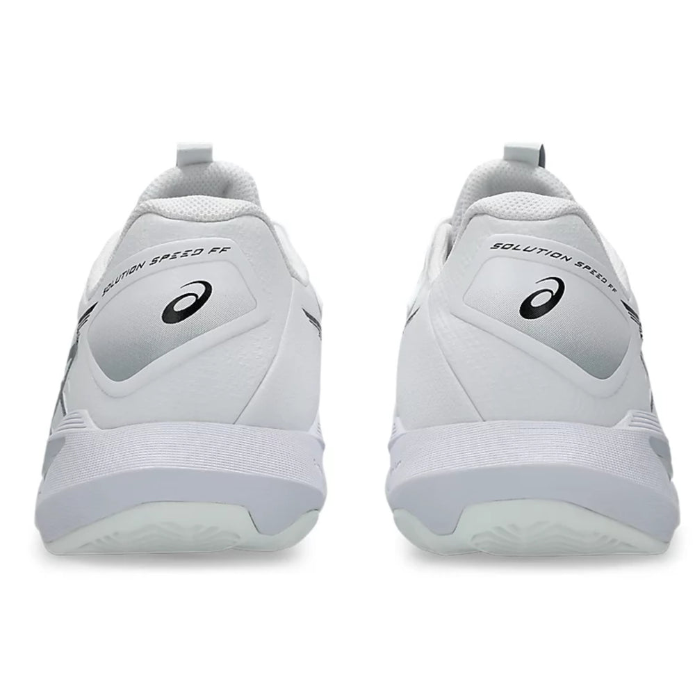 ASICS SOLUTION SPEED FF 4 CLAY Men Tennis Shoes | Ultra-Lightweight Speed with FLYTEFOAM Cushioning | Professional Clay Court Performance | White/Black - Best Price online Prokicksports.com