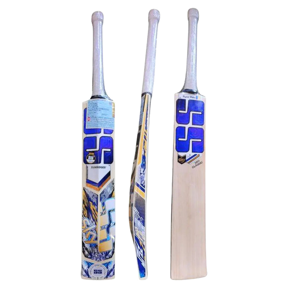 SS Sky 360 Classic English Willow Cricket Bat SH | Premium Grade Willow | Lightweight, Durable & Powerful | Perfect Balance for Adults | Professional Cricket Equipment - Best Price online Prokicksports.com