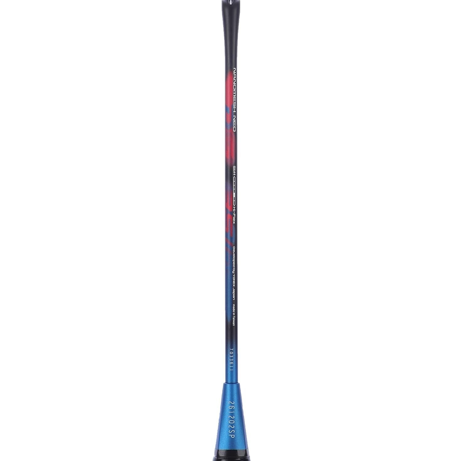 Yonex Astrox 7 DG Strung Badminton Racquet – Black/Blue | 4U5, Medium Flex, Head Heavy, HM Graphite Frame with Tungsten, Nanomesh Neo Shaft | Advanced Power and Control - Best Price online Prokicksports.com