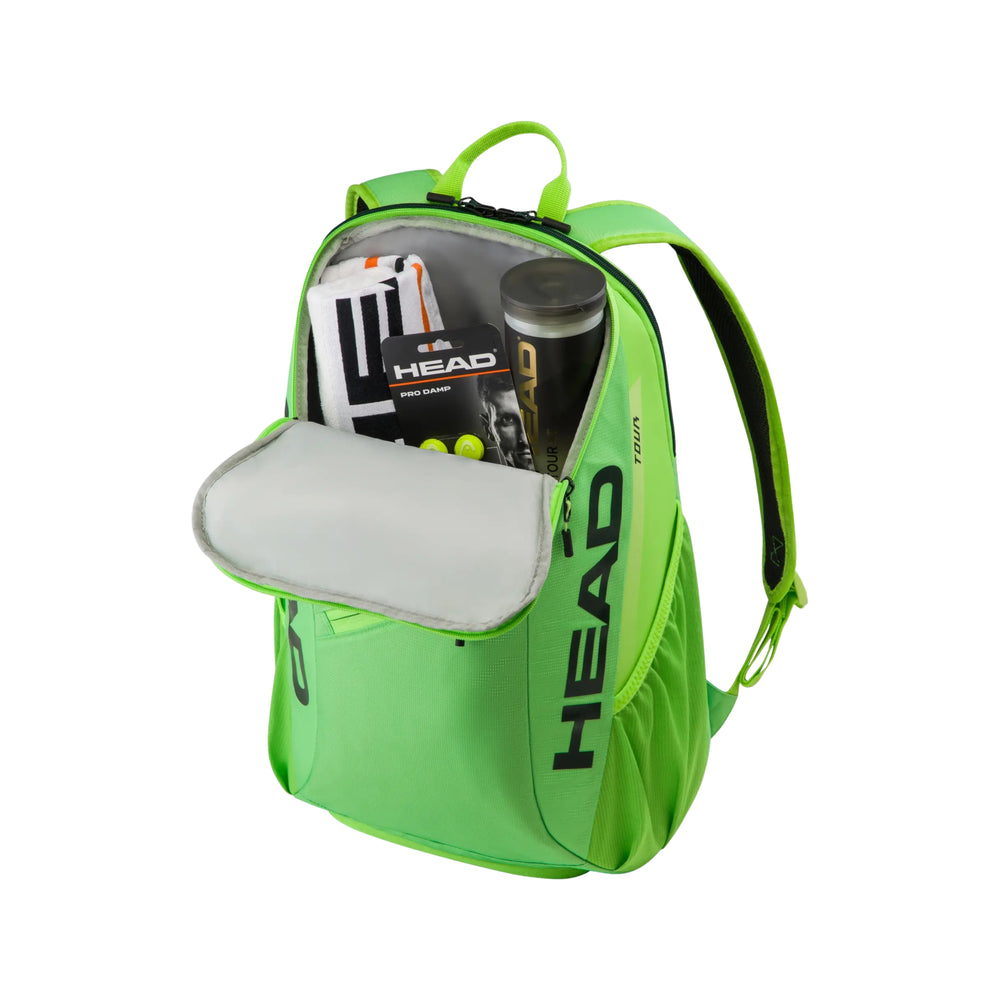 HEAD Tour Backpack |Tennis Backpack with 2-Racquet Capacity, Shoe Compartment & Premium Fabric