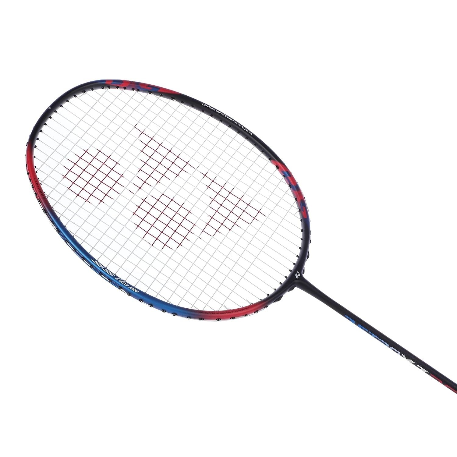 Yonex Astrox 7 DG Strung Badminton Racquet – Black/Blue | 4U5, Medium Flex, Head Heavy, HM Graphite Frame with Tungsten, Nanomesh Neo Shaft | Advanced Power and Control - Best Price online Prokicksports.com