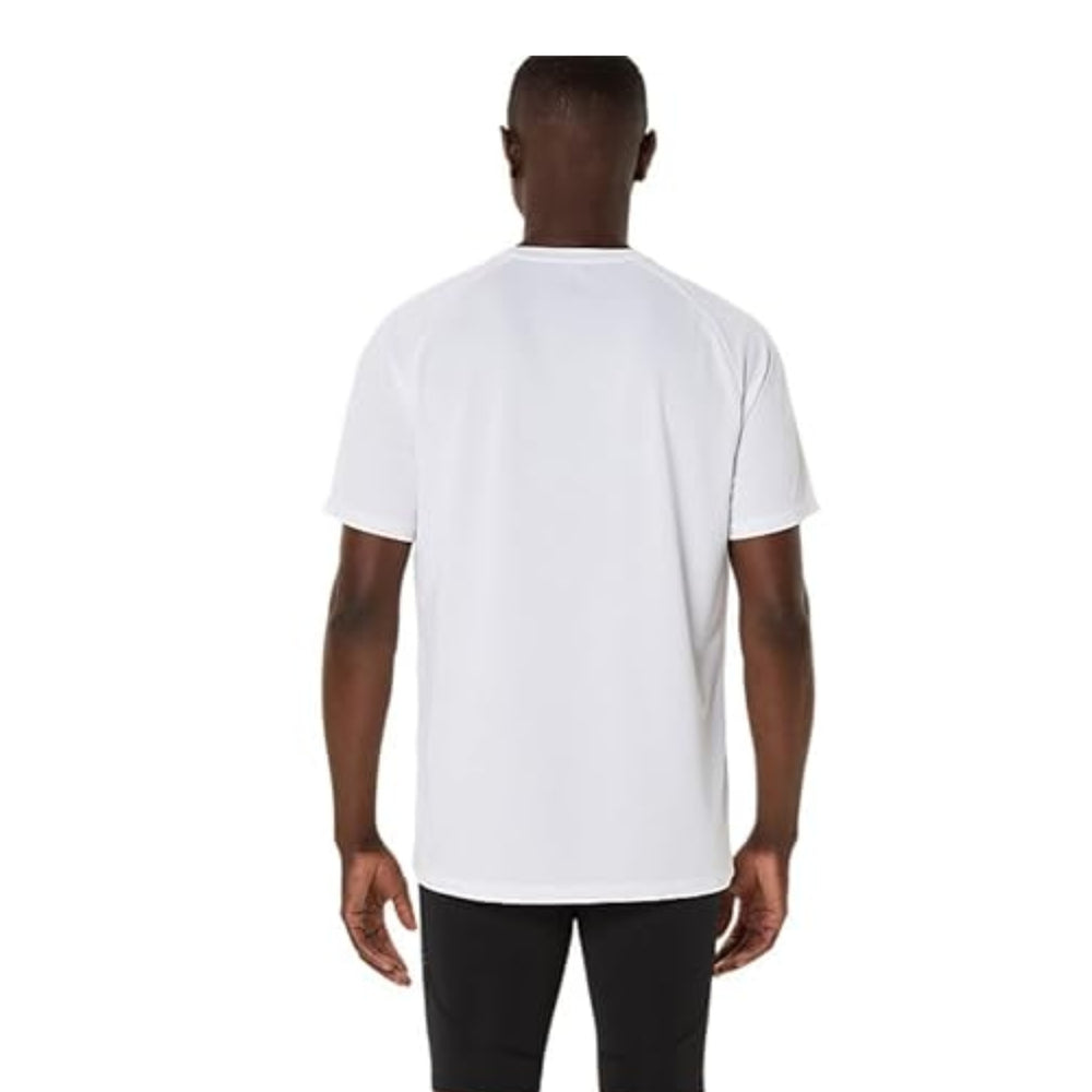 ASICS Track Graphic Short Sleeve Top & Armsleeves for Men | Breathable Training Tee with Arm Support - Best Price online Prokicksports.com