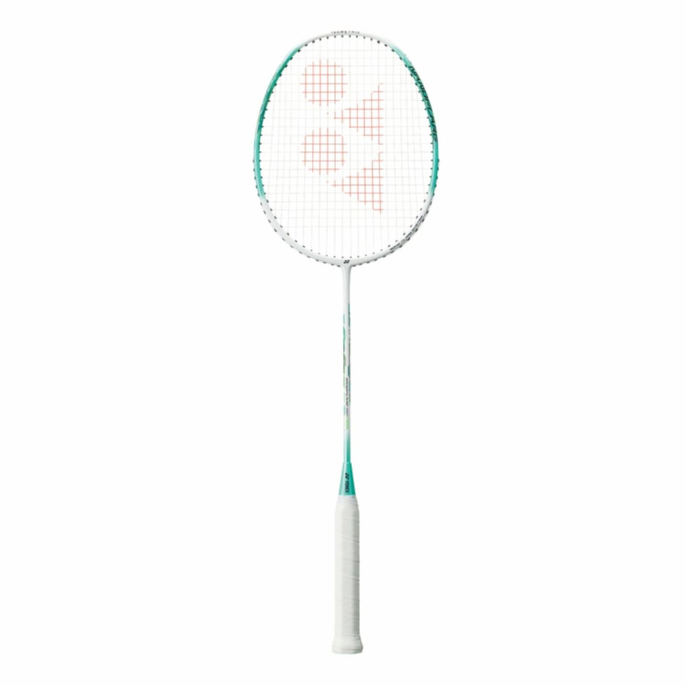 Yonex Nanoflare 001 Feel Strung Badminton Racquet – 5U4 (White/Mint) | Head-Light Speed Racquet with Hi-Flex Shaft & ISOMETRIC Frame - Best Price online Prokicksports.com