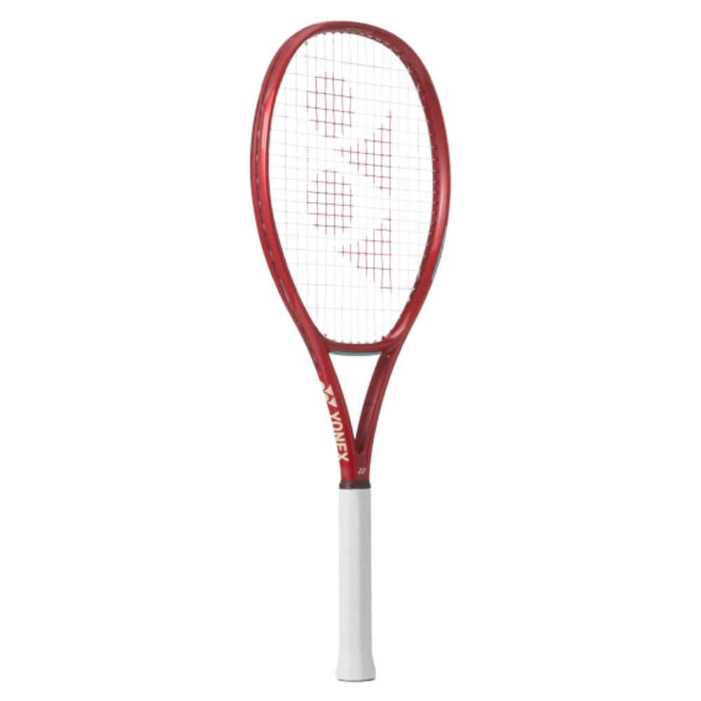 Yonex VCore 100 Unstrung Tennis Racquet | Spin-Enhanced Lightweight Power Frame with ISOMETRIC Technology | Ruby Red - 300 Grams - Best Price online Prokicksports.com