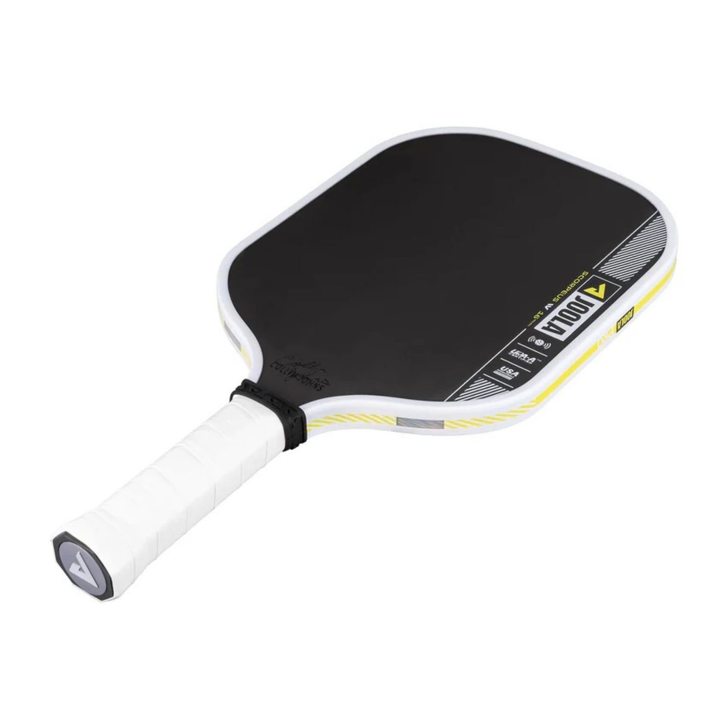 Joola Scorpeus Pro IV Pickleball Paddle – 16mm | Power & Control Paddle for Advanced Players | Carbon Fiber Face | Polymer Core | USAPA Approved (Black/White/Lime Yellow) - Best Price online Prokicksports.com