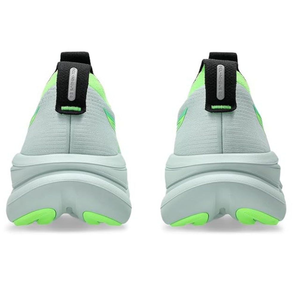 ASICS GEL-Nimbus 28 Men Running Shoes | Premium GEL Cushioning Plush Comfort for Long Runs | Cold Moss/Illuminate Green - Best Price online Prokicksports.com
