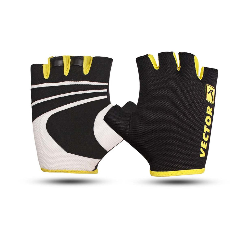 Vector X VX-450 Fitness Gloves | Anti-Slip Padded Gym Gloves with Breathable Mesh & Adjustable Wrist Support - Best Price online Prokicksports.com
