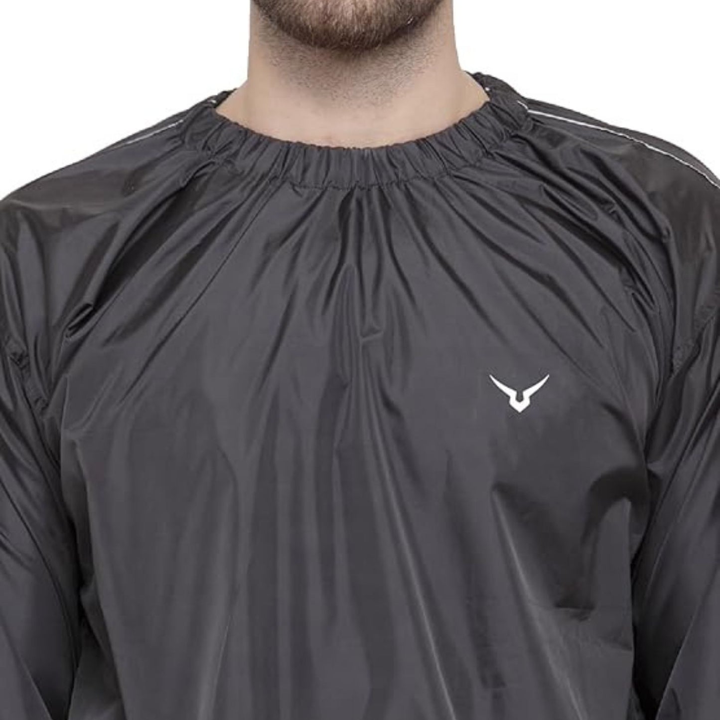 Invincible Men's Pro Sauna Suit Set | Full-Zip Jacket | Weight Loss & Sweat Enhancement | 100% Nylon - Best Price online Prokicksports.com