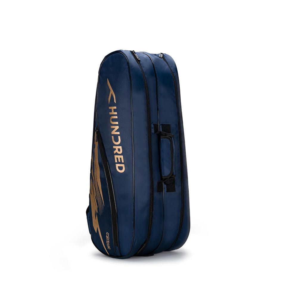 HUNDRED HBCK-3M085 Smash 2 Compartment Badminton Kit Bag | Spacious & Durable Dual-Compartment Gear Bag - Best Price online Prokicksports.com