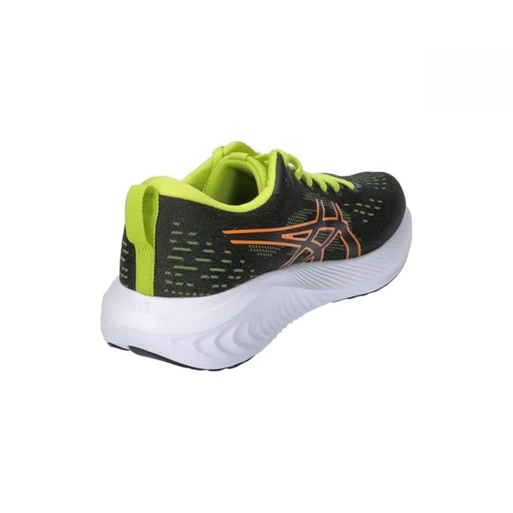 ASICS GEL-EXCITE 10 Running Shoes for Men | Shock Absorption | Rearfoot GEL Cushioning | Breathable Mesh | Black/Bright Orange - Best Price online Prokicksports.com
