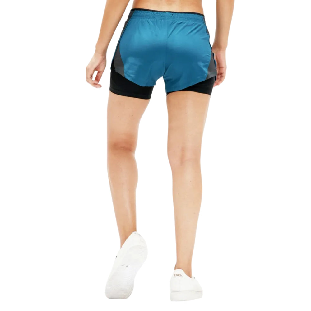 Shrey 2119 Pro Double Layer Short Women’s | Ultra-Light 2-in-1 Shorts with Built-In Compression, Breathable Mesh & High-Performance Fit - Best Price online Prokicksports.com