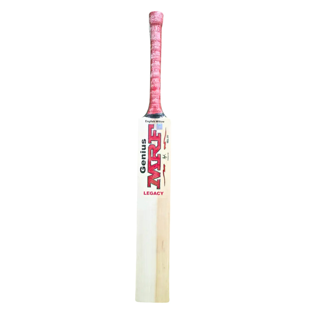 MRF Genius Legacy English Willow Cricket Bat | Premium Grade English Willow with Thick Edges & Professional Stroke Play - Best Price online Prokicksports.com