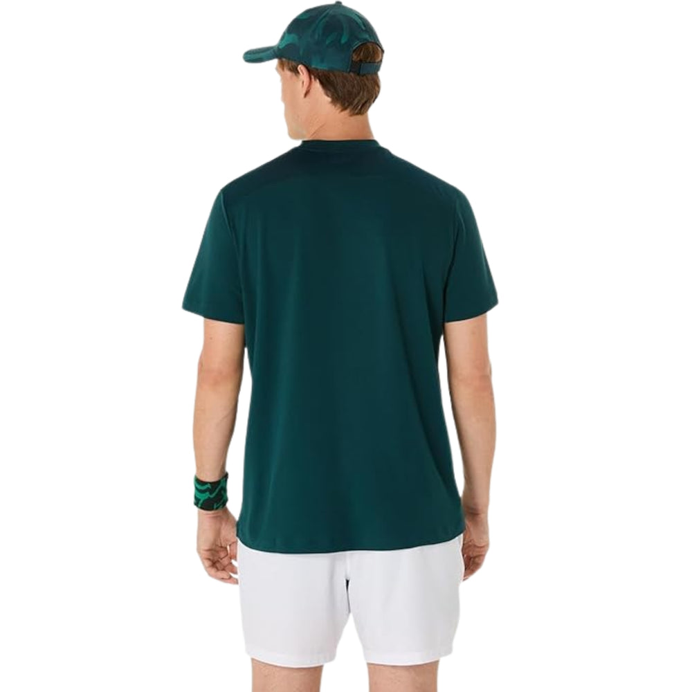 ASICS Court SS Top Men T-Shirt Roundneck | Lightweight Breathable Sports Tee for Training & Casual Wear - Best Price online Prokicksports.com