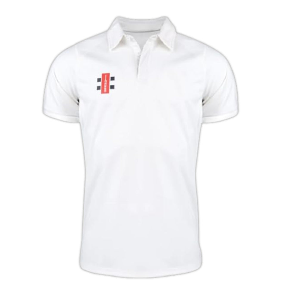 Gray Nicolls GN 10 Pro Performance Cricket T-Shirt – Half Sleeve | Breathable Moisture-Wicking Fabric with Athletic Fit for Training & Match Wear, Off White - Best Price online Prokicksports.com