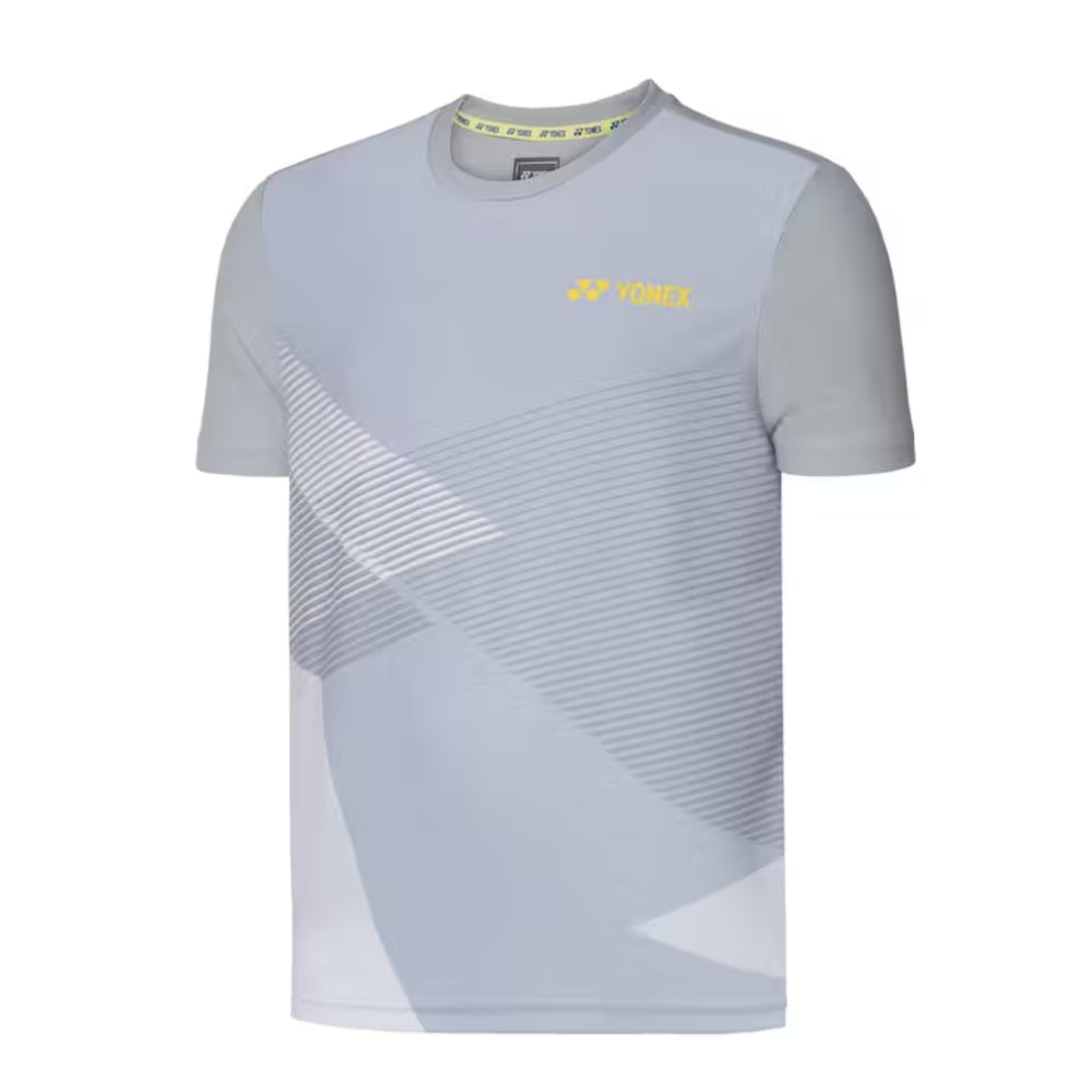 Yonex RM S092-2685-CC7-23 Men’s Round Neck T-Shirt | Lightweight Polyester Sports Tee with Breathable Fabric & Quick-Dry Comfort - Best Price online Prokicksports.com