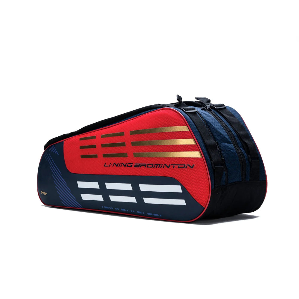 Li-Ning ABDS667-5 (2 in 1) Parallel Kit Bag Navy/Red | Spacious Sports Kit Bag for Badminton, Gym & Travel | Durable, Stylish, and Lightweight Sports Duffel Bag - Best Price online Prokicksports.com