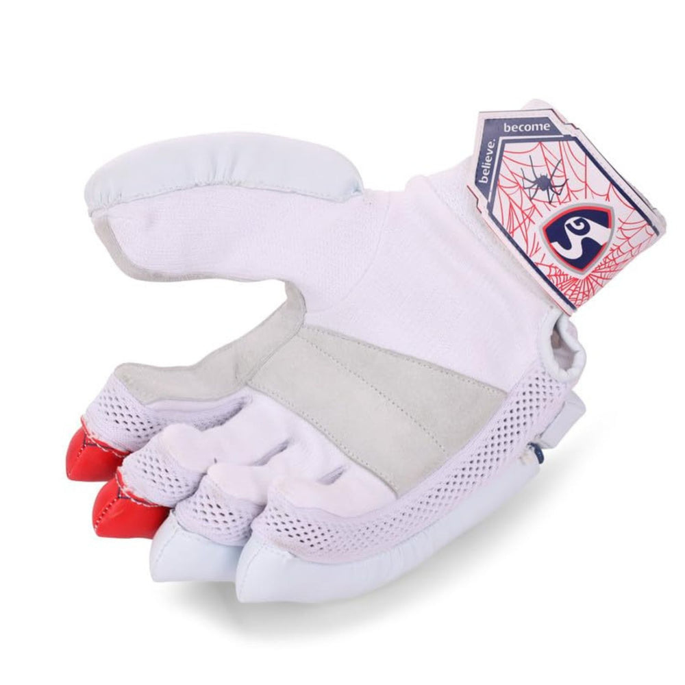 SG RP Club Batting Gloves (Left Hand) | Premium PU Leather Palms | Reinforced Finger Protection | Breathable Mesh Back - Best Price online Prokicksports.com